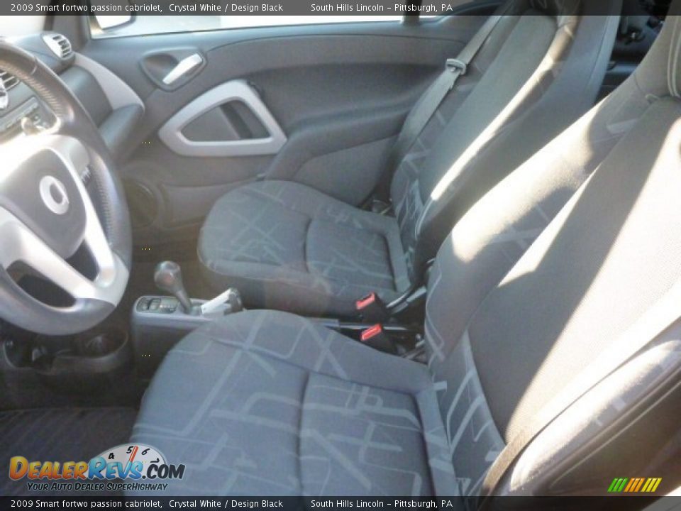 2009 Smart fortwo passion cabriolet Crystal White / Design Black Photo #13