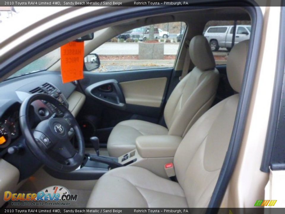 Front Seat of 2010 Toyota RAV4 Limited 4WD Photo #4