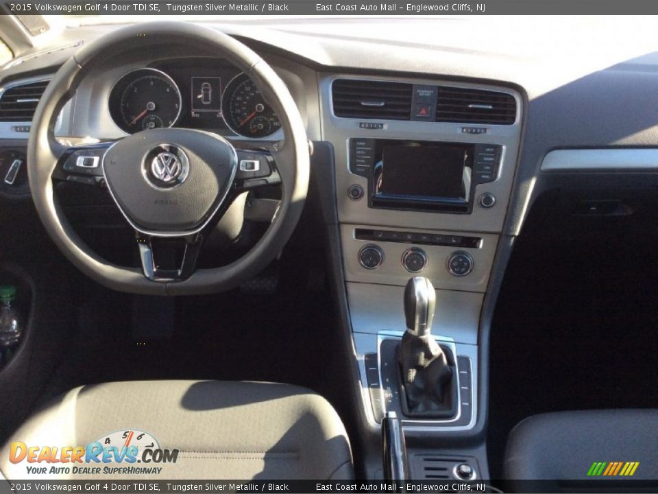 2015 Volkswagen Golf 4 Door TDI SE Tungsten Silver Metallic / Black Photo #9