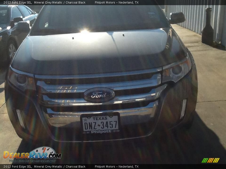 2012 Ford Edge SEL Mineral Grey Metallic / Charcoal Black Photo #1