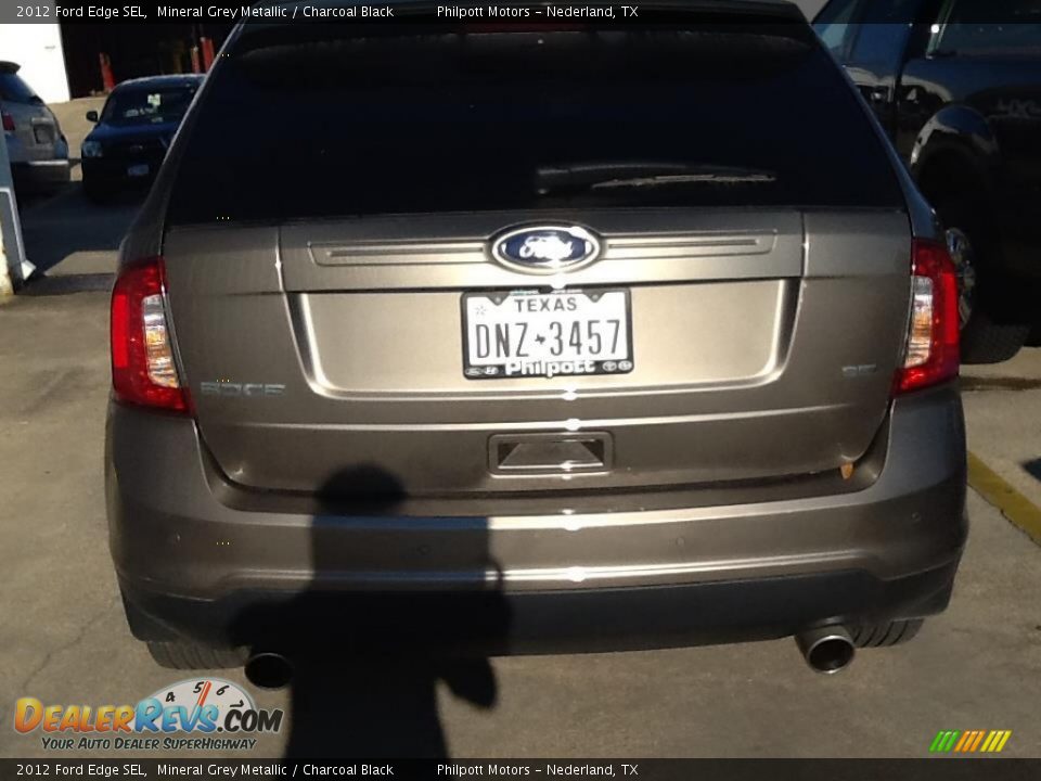 2012 Ford Edge SEL Mineral Grey Metallic / Charcoal Black Photo #3