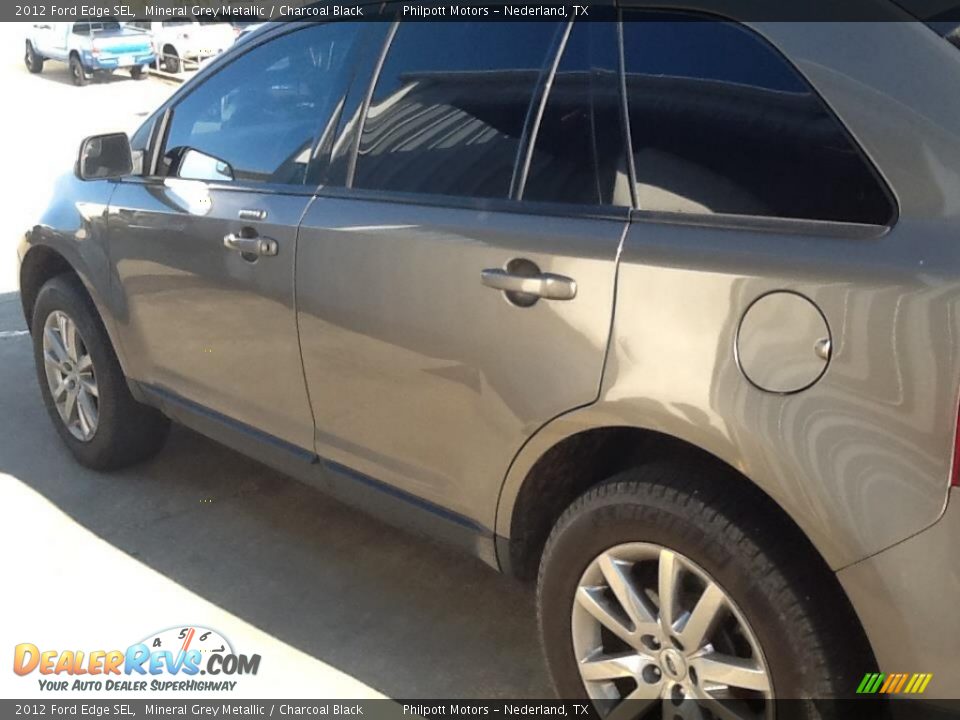 2012 Ford Edge SEL Mineral Grey Metallic / Charcoal Black Photo #4