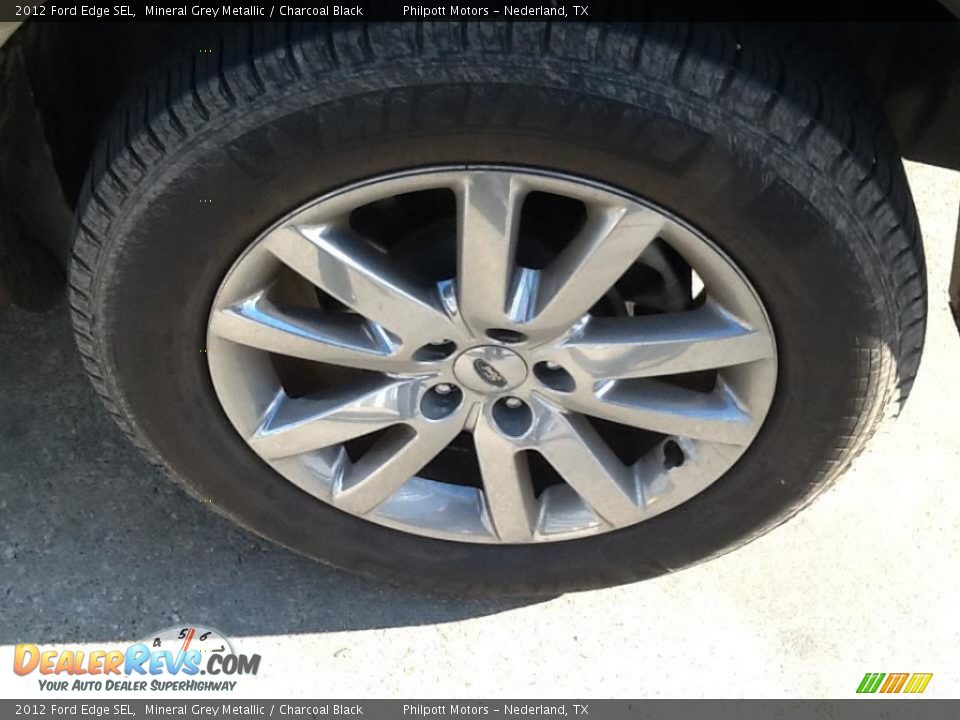 2012 Ford Edge SEL Mineral Grey Metallic / Charcoal Black Photo #5