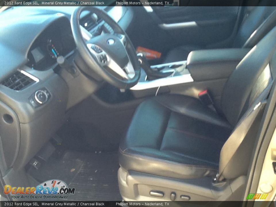 2012 Ford Edge SEL Mineral Grey Metallic / Charcoal Black Photo #7