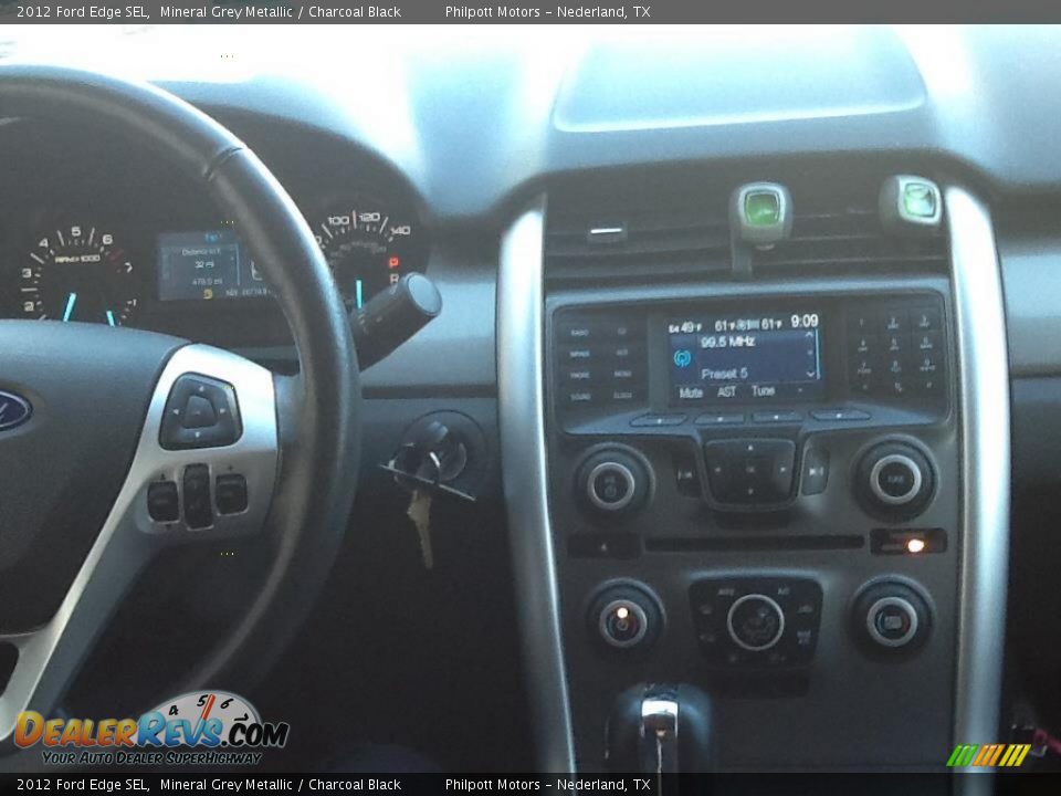 2012 Ford Edge SEL Mineral Grey Metallic / Charcoal Black Photo #8