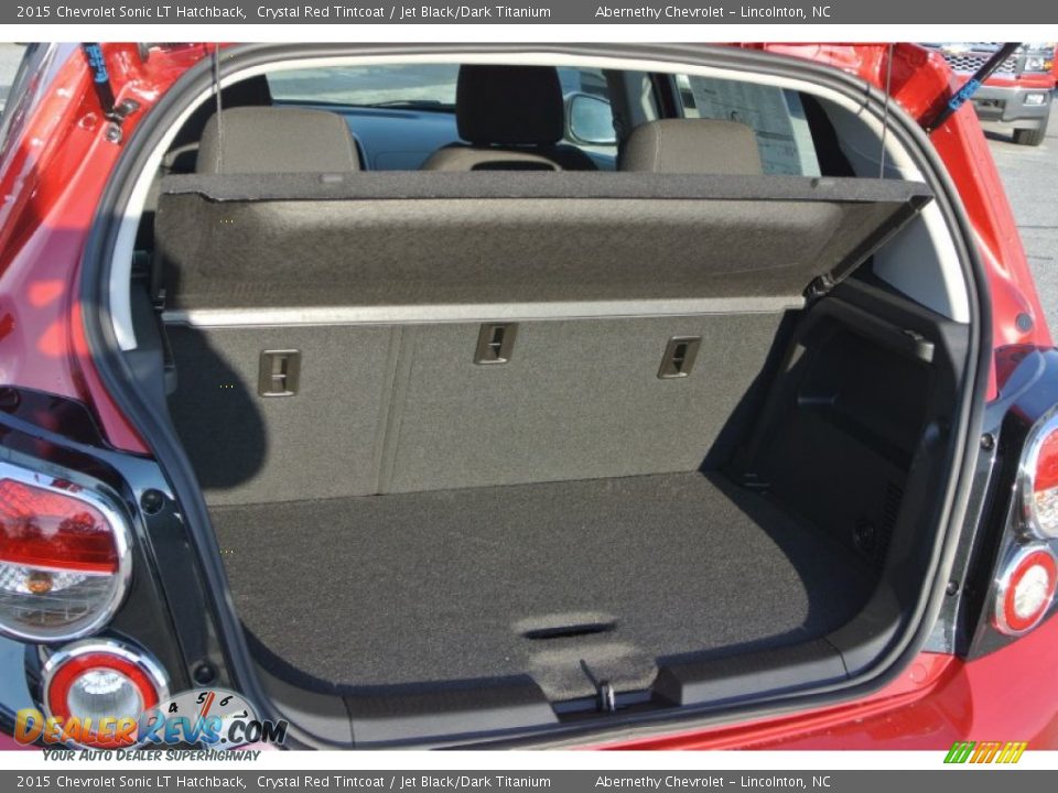 2015 Chevrolet Sonic LT Hatchback Crystal Red Tintcoat / Jet Black/Dark Titanium Photo #18