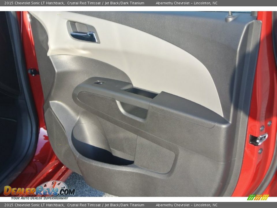 2015 Chevrolet Sonic LT Hatchback Crystal Red Tintcoat / Jet Black/Dark Titanium Photo #20