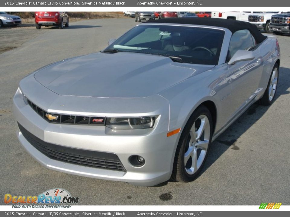 2015 Chevrolet Camaro LT/RS Convertible Silver Ice Metallic / Black Photo #2