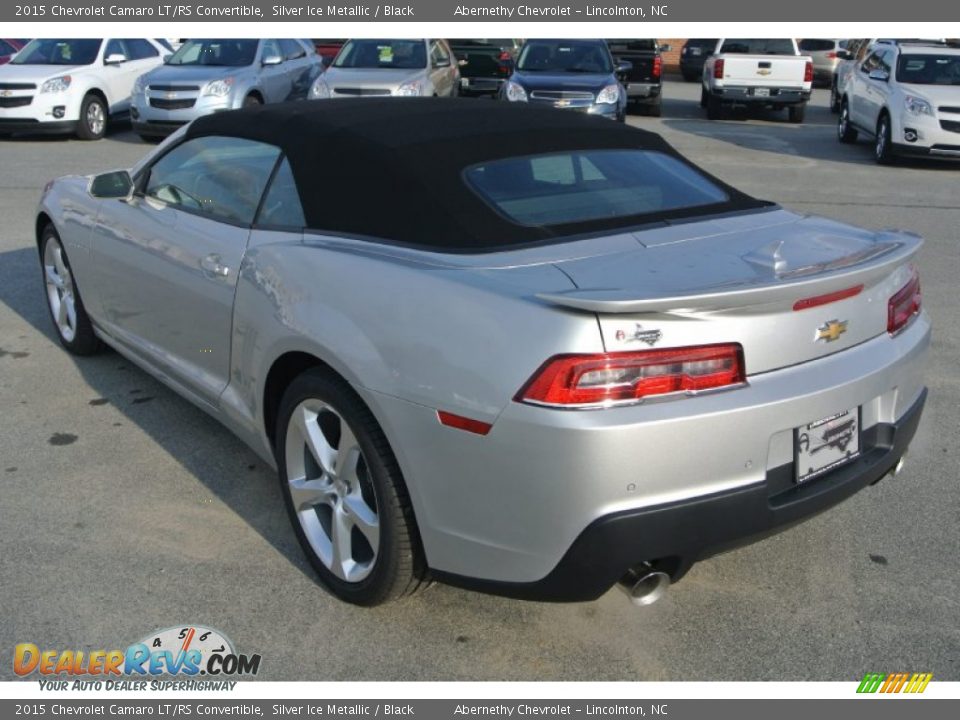 2015 Chevrolet Camaro LT/RS Convertible Silver Ice Metallic / Black Photo #4
