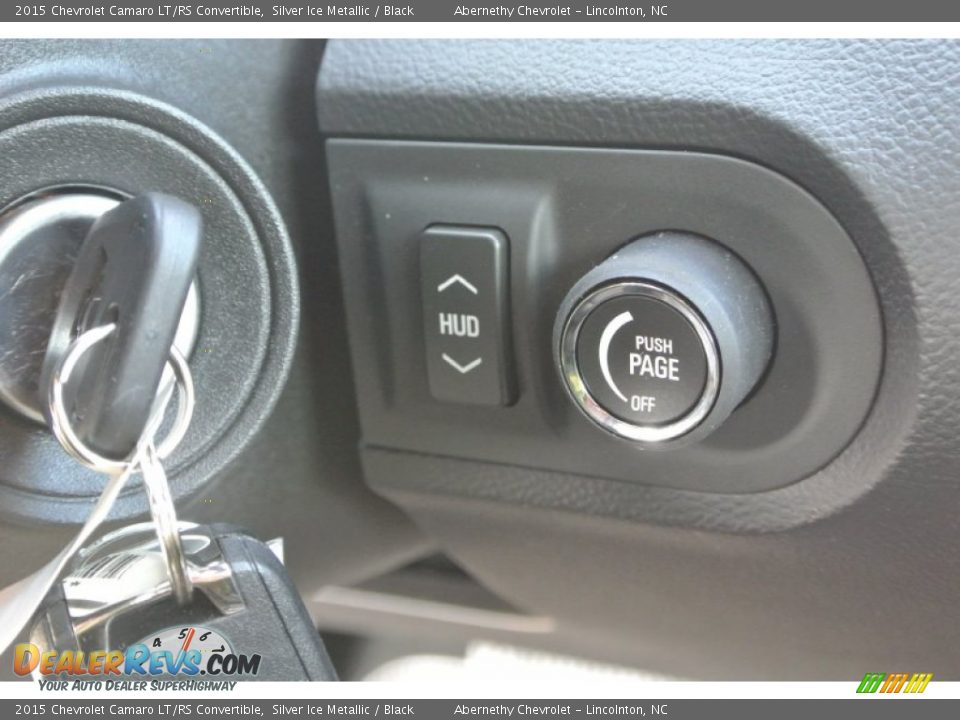 2015 Chevrolet Camaro LT/RS Convertible Silver Ice Metallic / Black Photo #13