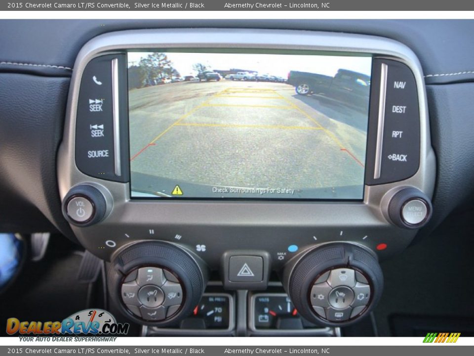 2015 Chevrolet Camaro LT/RS Convertible Silver Ice Metallic / Black Photo #14