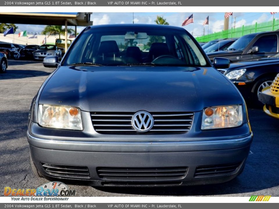 2004 Volkswagen Jetta GLS 1.8T Sedan Black / Black Photo #2