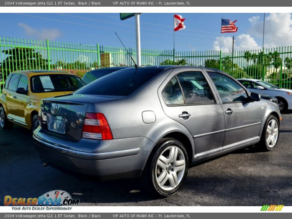 2004 Volkswagen Jetta GLS 1.8T Sedan Black / Black Photo #9