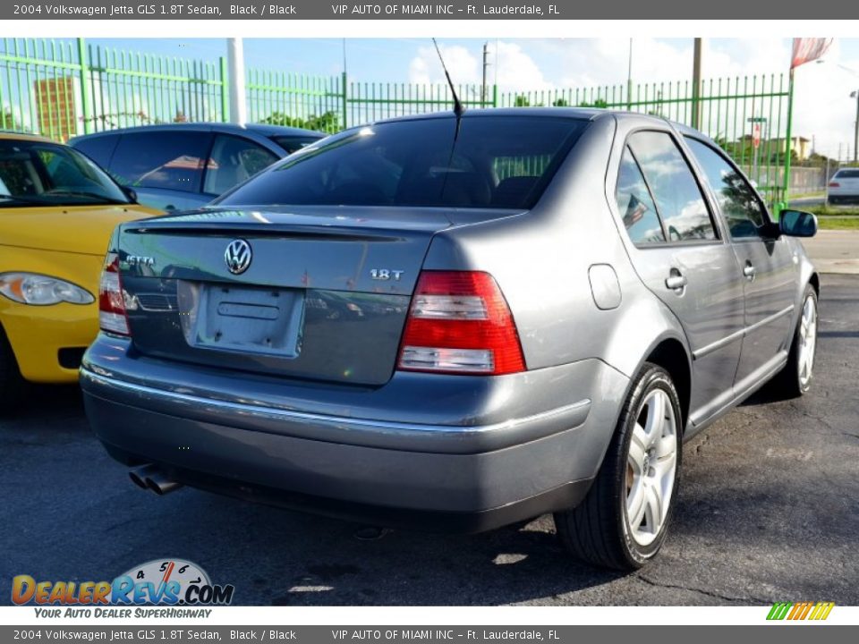 2004 Volkswagen Jetta GLS 1.8T Sedan Black / Black Photo #10