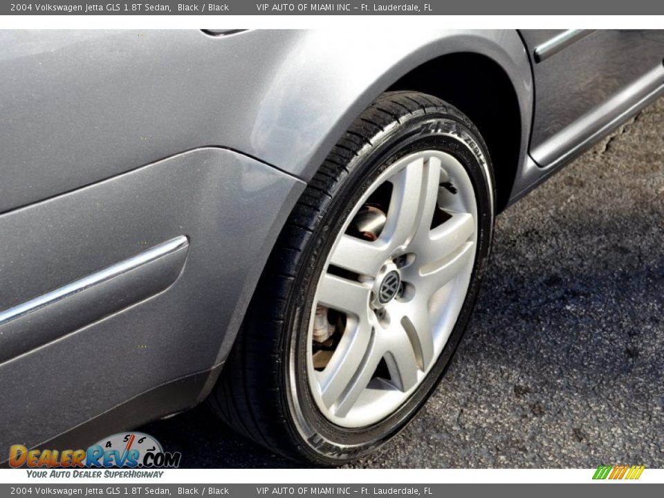 2004 Volkswagen Jetta GLS 1.8T Sedan Black / Black Photo #11