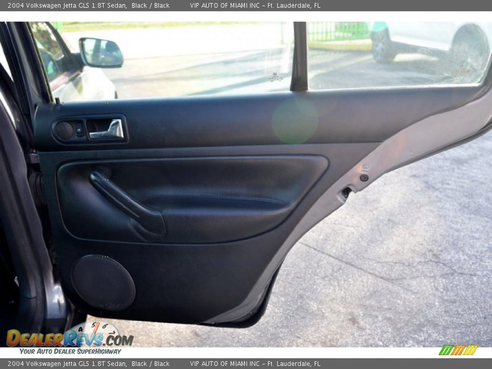 2004 Volkswagen Jetta GLS 1.8T Sedan Black / Black Photo #27