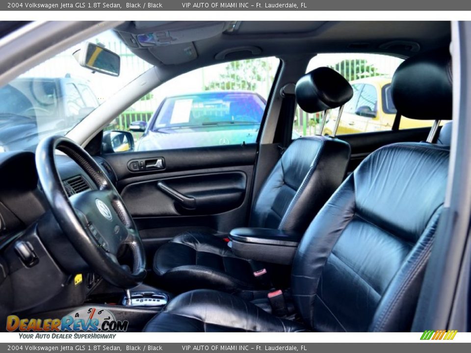 2004 Volkswagen Jetta GLS 1.8T Sedan Black / Black Photo #32