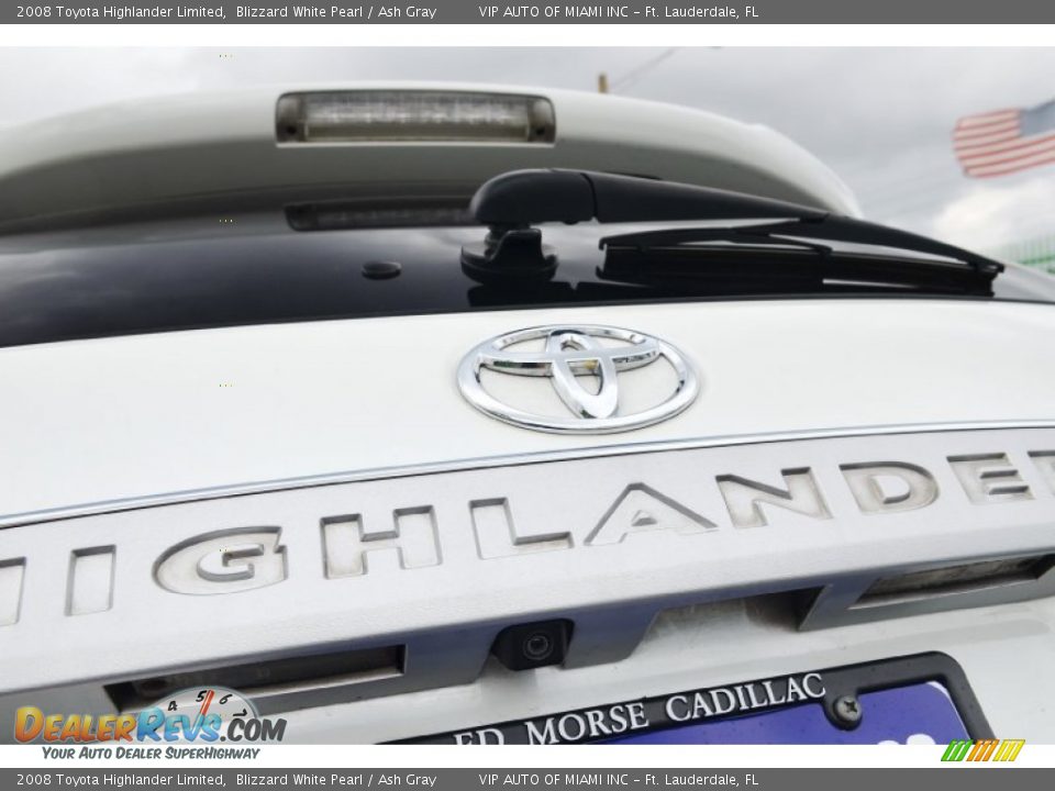 2008 Toyota Highlander Limited Blizzard White Pearl / Ash Gray Photo #11