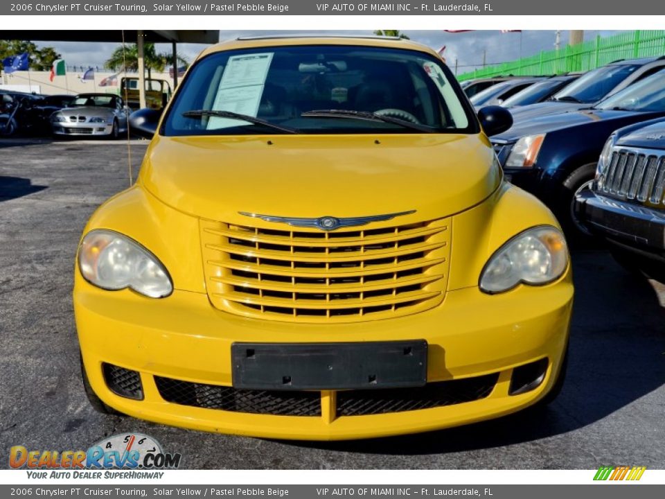 2006 Chrysler PT Cruiser Touring Solar Yellow / Pastel Pebble Beige Photo #2