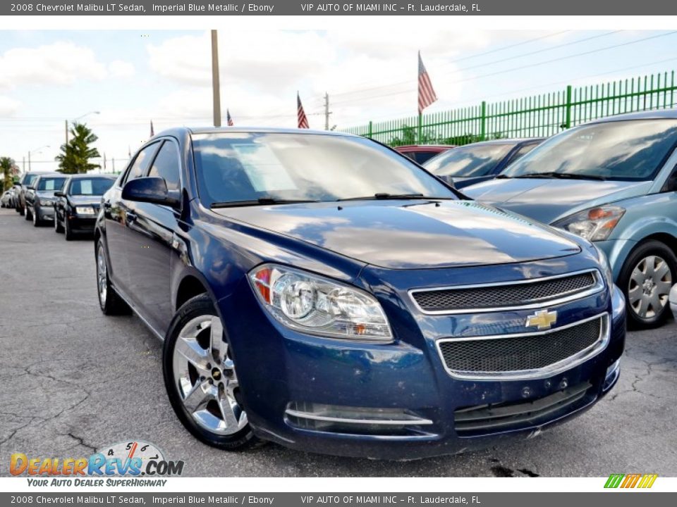 2008 Chevrolet Malibu LT Sedan Imperial Blue Metallic / Ebony Photo #1