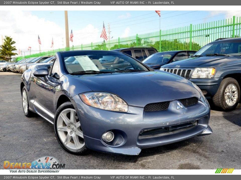 2007 Mitsubishi Eclipse Spyder GT Still Blue Pearl / Medium Gray Photo #1