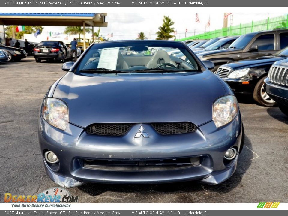 2007 Mitsubishi Eclipse Spyder GT Still Blue Pearl / Medium Gray Photo #2