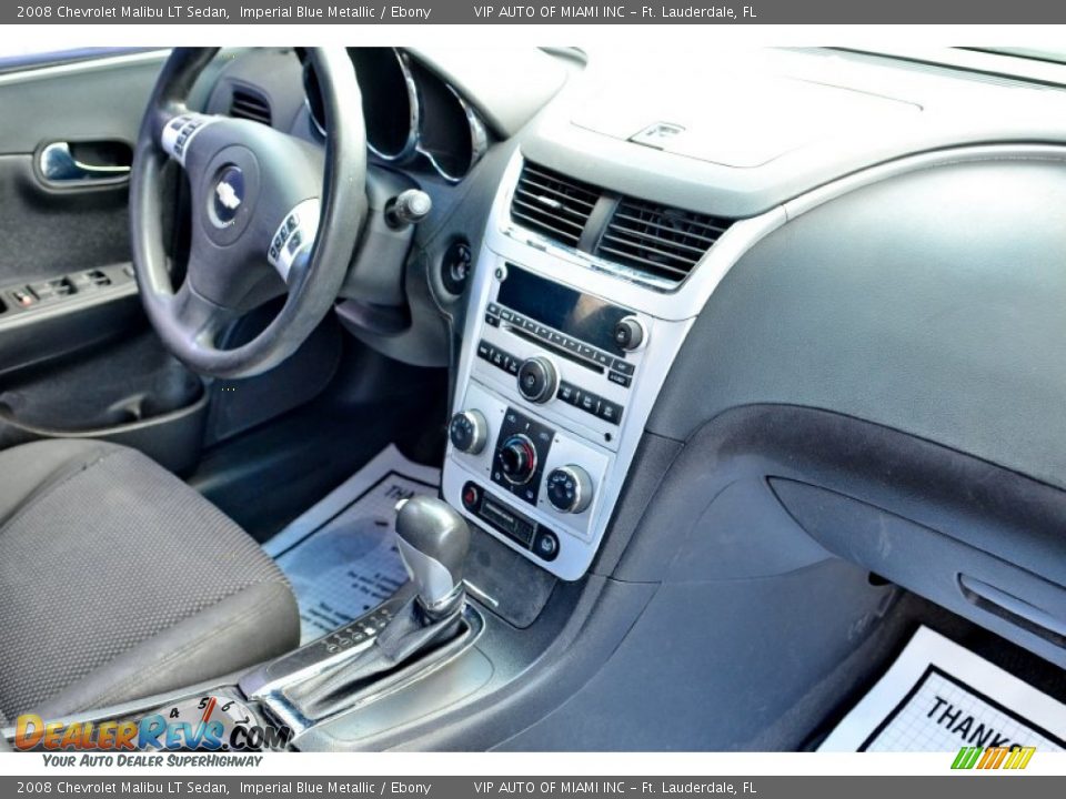 2008 Chevrolet Malibu LT Sedan Imperial Blue Metallic / Ebony Photo #9