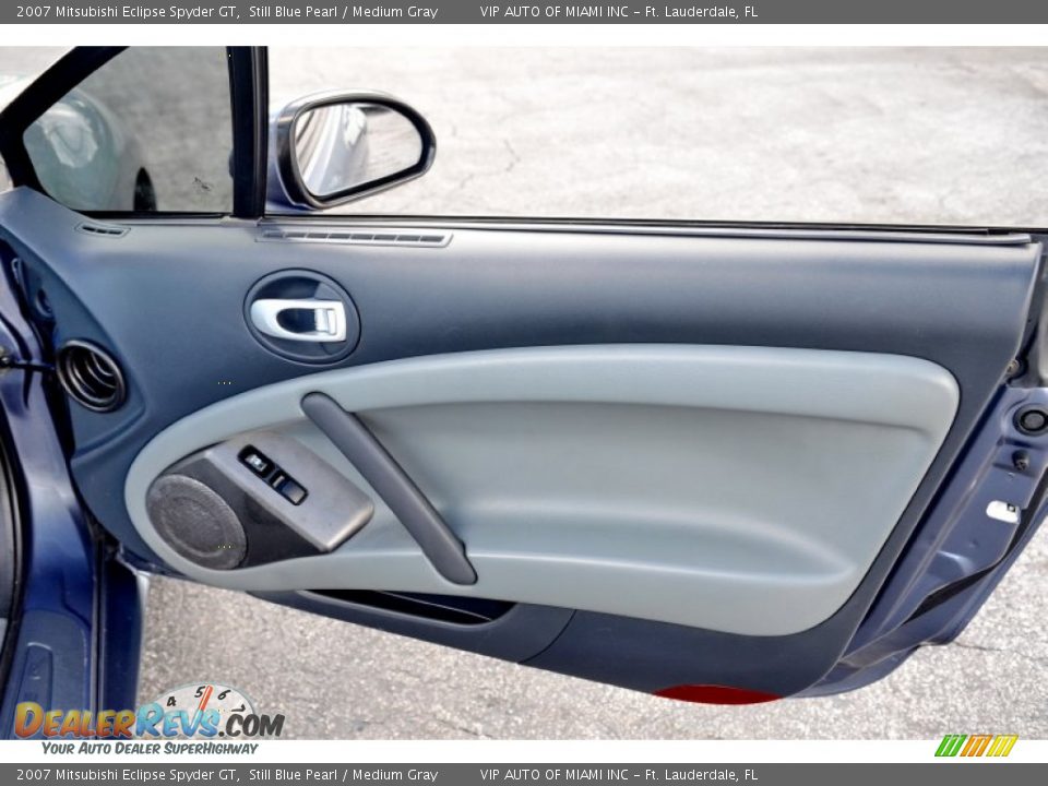 2007 Mitsubishi Eclipse Spyder GT Still Blue Pearl / Medium Gray Photo #9