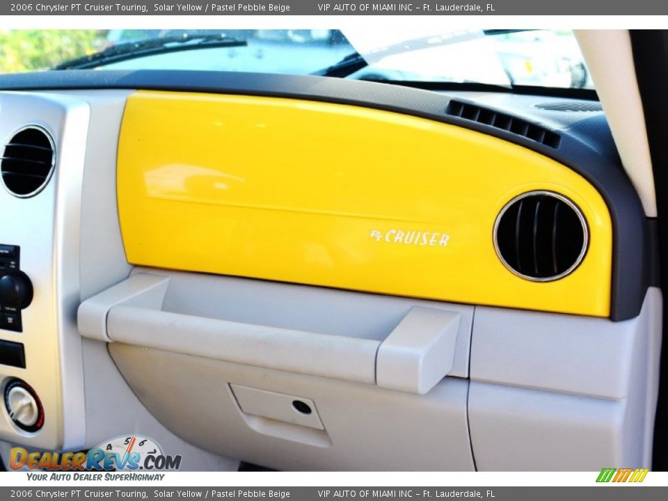 2006 Chrysler PT Cruiser Touring Solar Yellow / Pastel Pebble Beige Photo #27