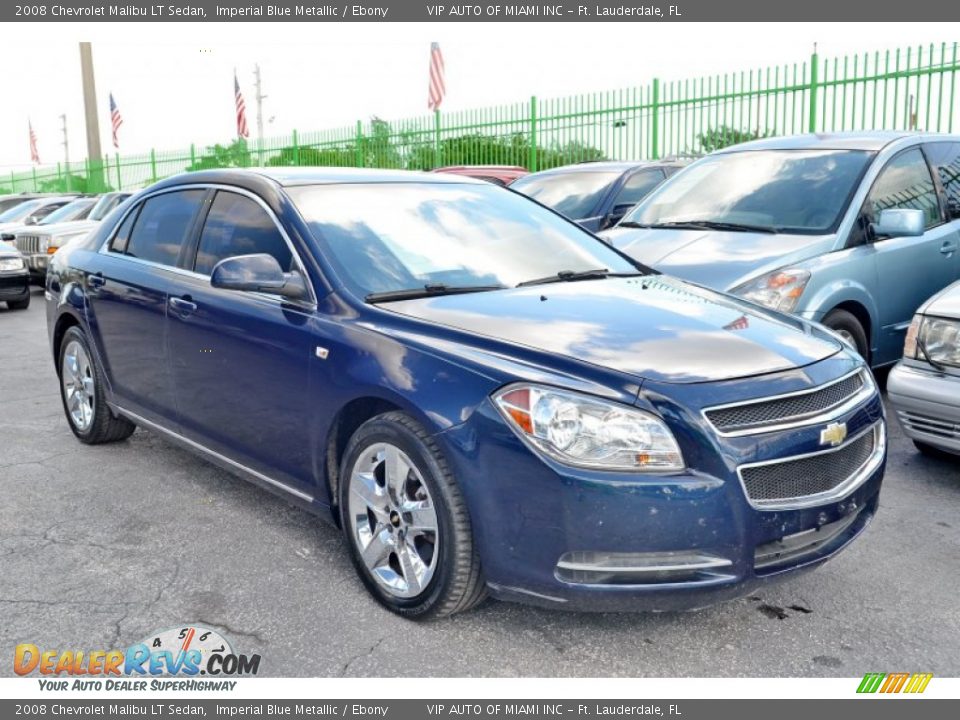 2008 Chevrolet Malibu LT Sedan Imperial Blue Metallic / Ebony Photo #20