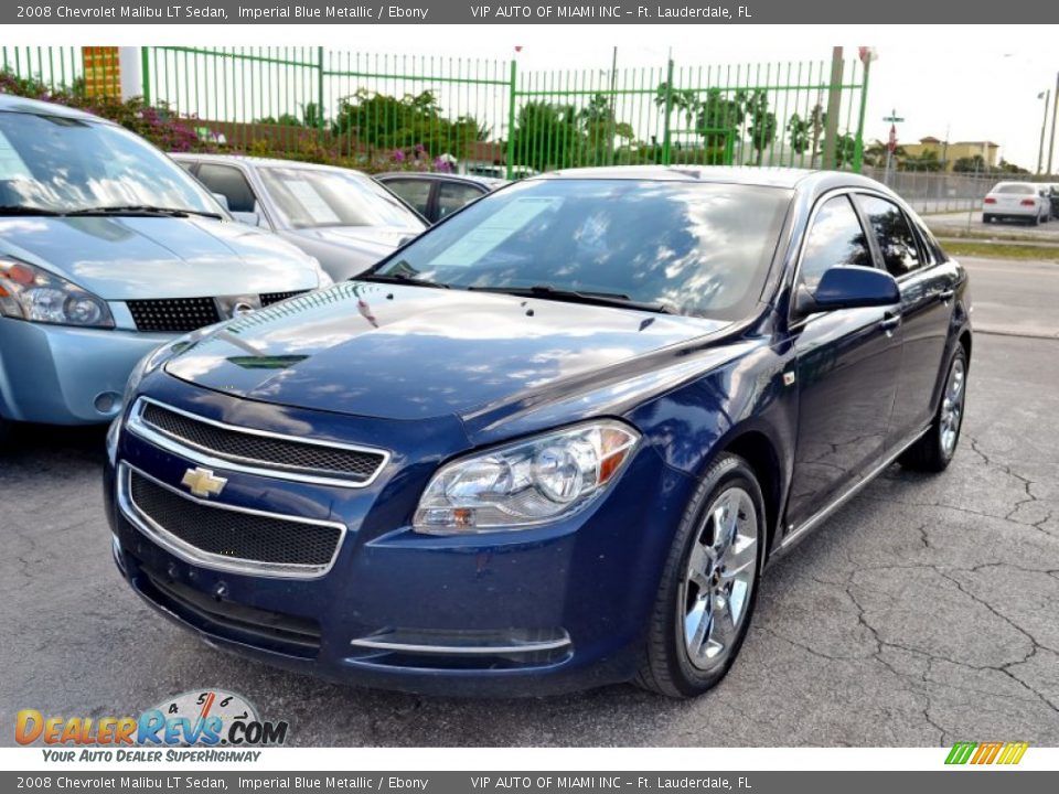 2008 Chevrolet Malibu LT Sedan Imperial Blue Metallic / Ebony Photo #23