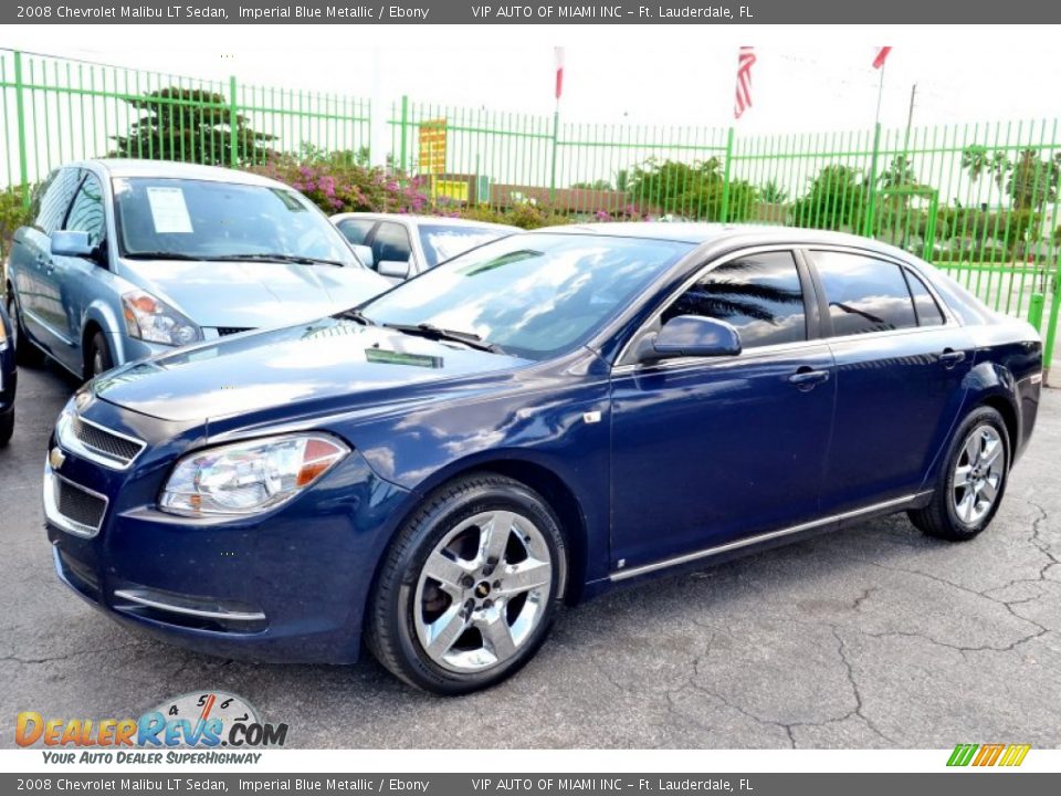 2008 Chevrolet Malibu LT Sedan Imperial Blue Metallic / Ebony Photo #24