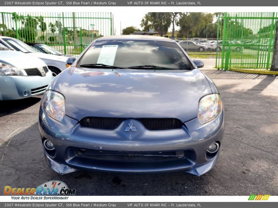 2007 Mitsubishi Eclipse Spyder GT Still Blue Pearl / Medium Gray Photo #18