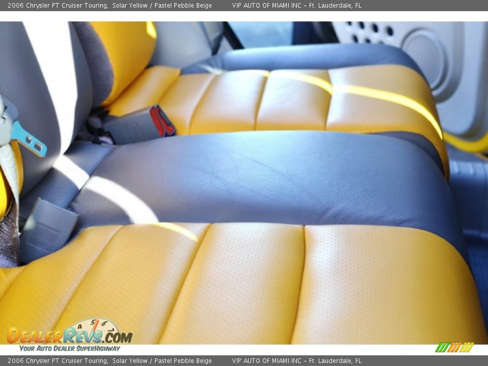 2006 Chrysler PT Cruiser Touring Solar Yellow / Pastel Pebble Beige Photo #36