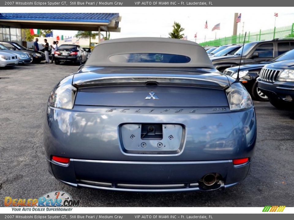 2007 Mitsubishi Eclipse Spyder GT Still Blue Pearl / Medium Gray Photo #26