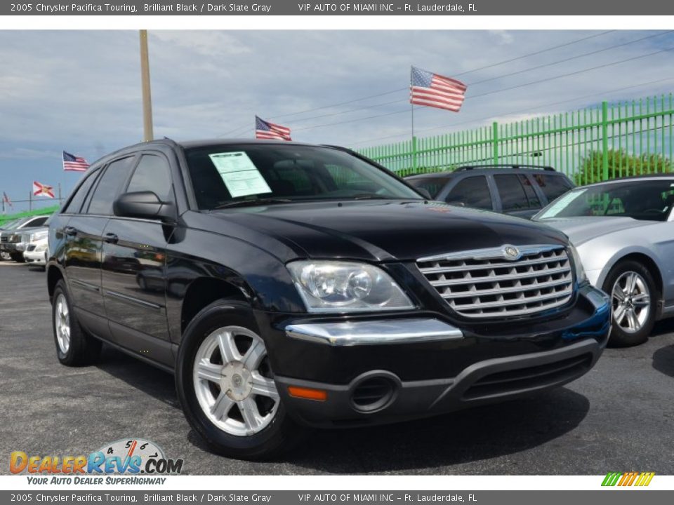2005 Chrysler Pacifica Touring Brilliant Black / Dark Slate Gray Photo #1