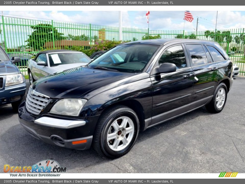 2005 Chrysler Pacifica Touring Brilliant Black / Dark Slate Gray Photo #4