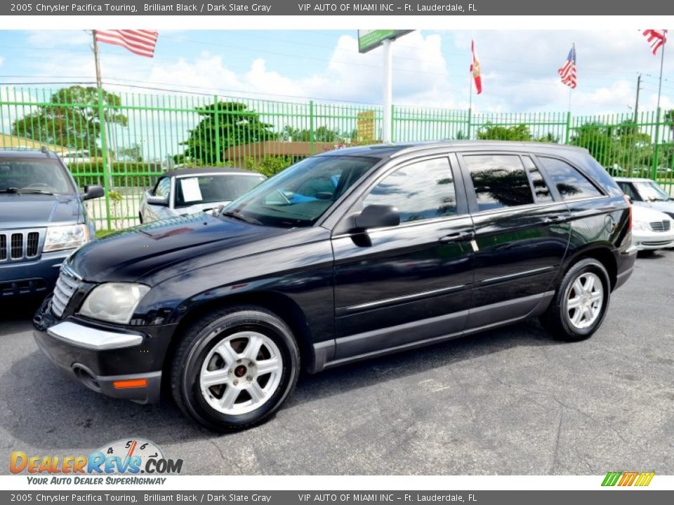 2005 Chrysler Pacifica Touring Brilliant Black / Dark Slate Gray Photo #5
