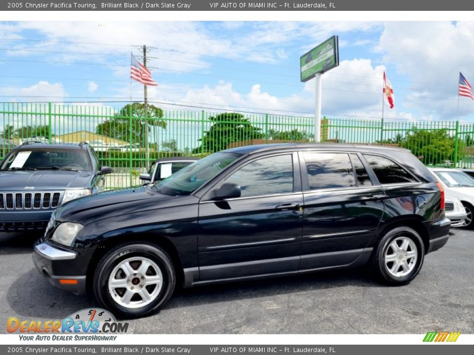 2005 Chrysler Pacifica Touring Brilliant Black / Dark Slate Gray Photo #6