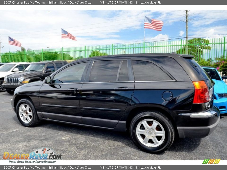 2005 Chrysler Pacifica Touring Brilliant Black / Dark Slate Gray Photo #9