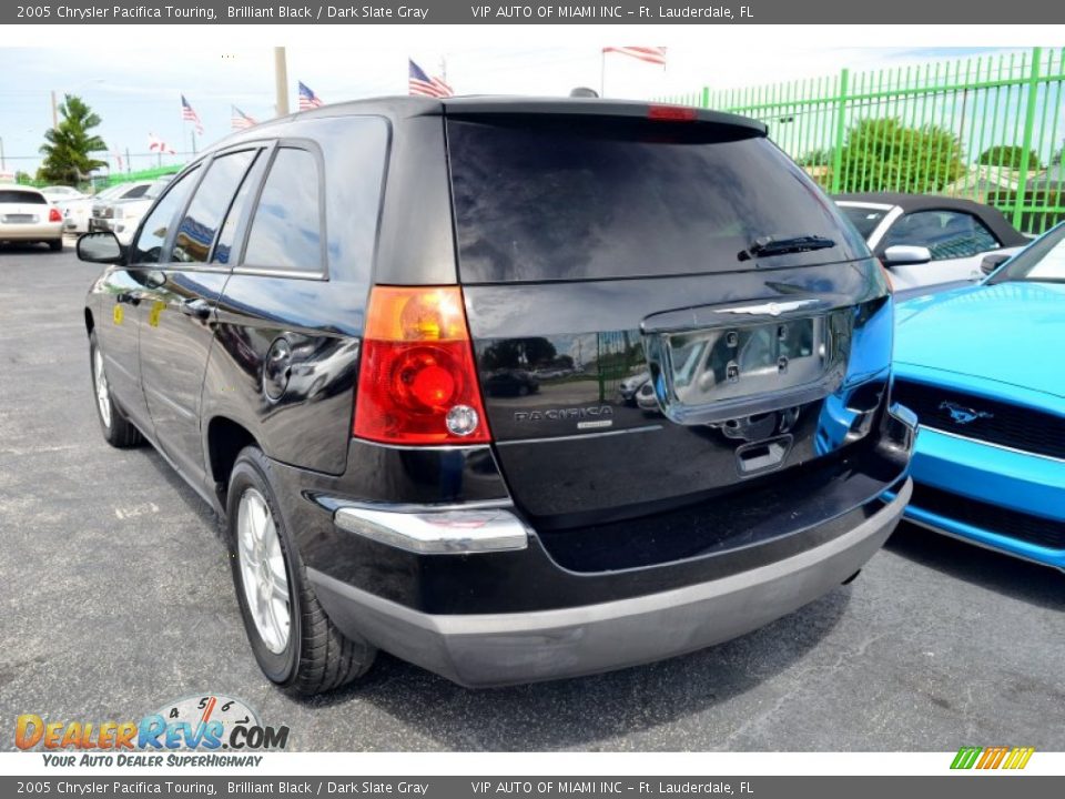 2005 Chrysler Pacifica Touring Brilliant Black / Dark Slate Gray Photo #12