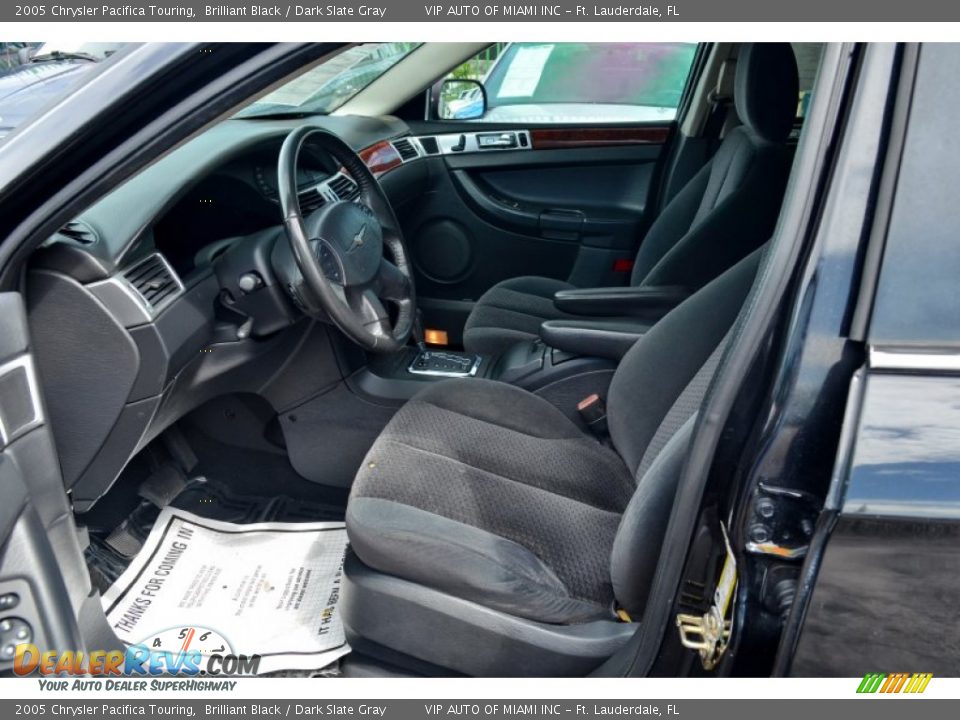 2005 Chrysler Pacifica Touring Brilliant Black / Dark Slate Gray Photo #21