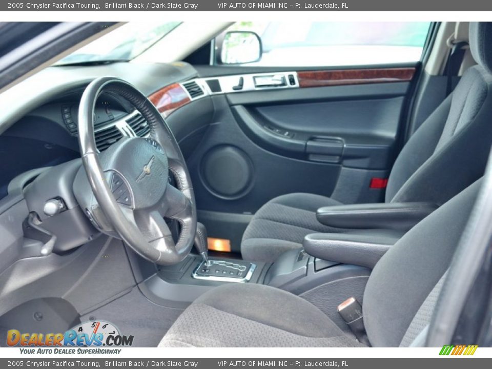 2005 Chrysler Pacifica Touring Brilliant Black / Dark Slate Gray Photo #22
