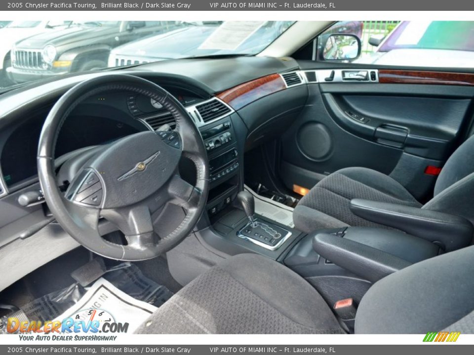 2005 Chrysler Pacifica Touring Brilliant Black / Dark Slate Gray Photo #23