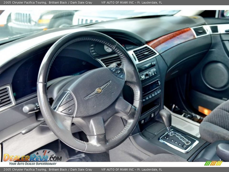 2005 Chrysler Pacifica Touring Brilliant Black / Dark Slate Gray Photo #24