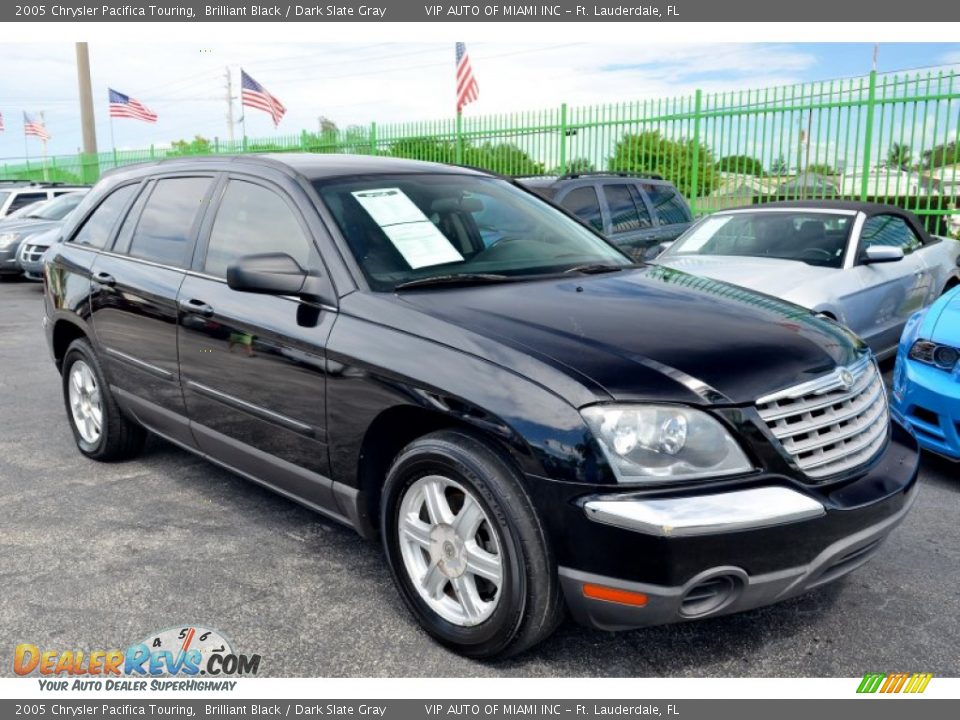 2005 Chrysler Pacifica Touring Brilliant Black / Dark Slate Gray Photo #31