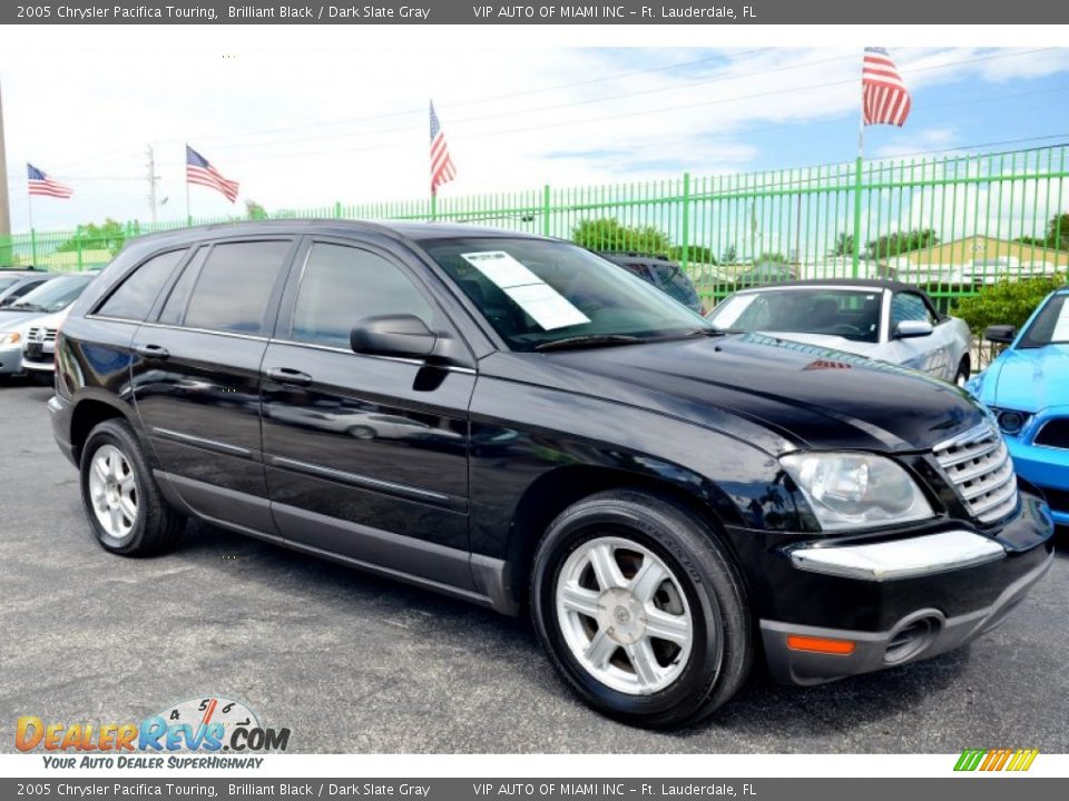 2005 Chrysler Pacifica Touring Brilliant Black / Dark Slate Gray Photo #32
