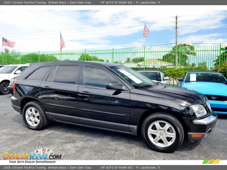 2005 Chrysler Pacifica Touring Brilliant Black / Dark Slate Gray Photo #33