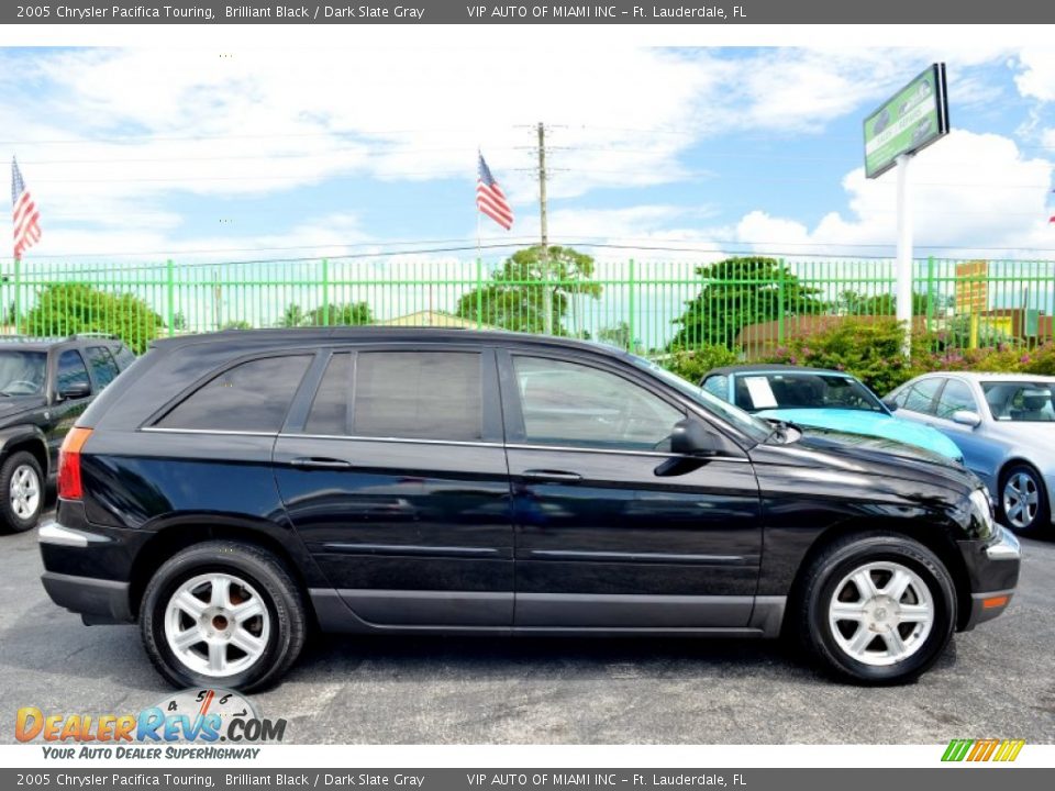 2005 Chrysler Pacifica Touring Brilliant Black / Dark Slate Gray Photo #35