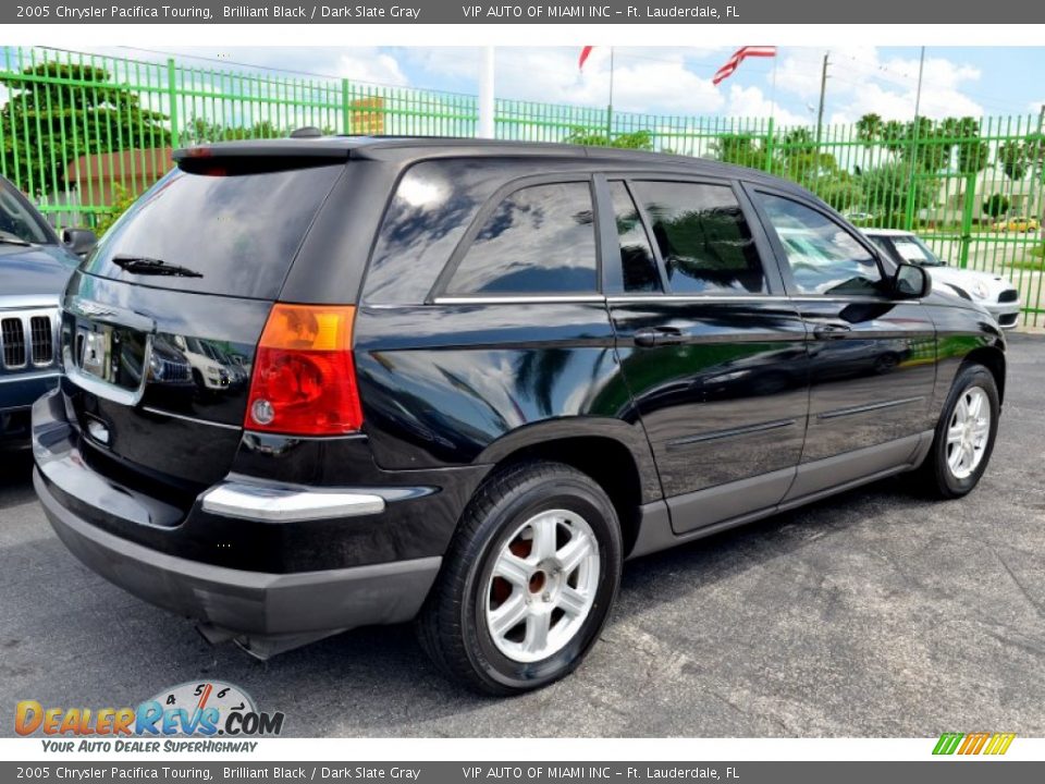 2005 Chrysler Pacifica Touring Brilliant Black / Dark Slate Gray Photo #36